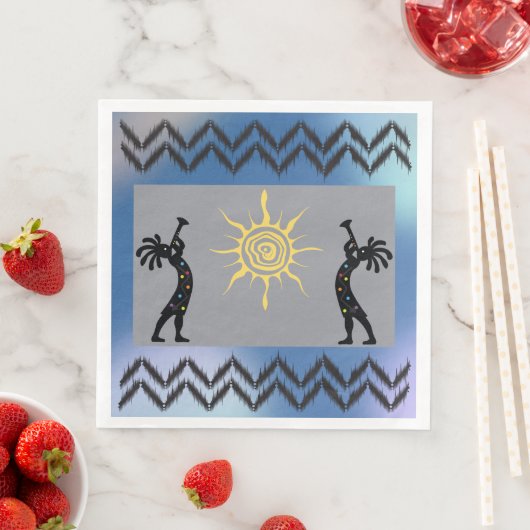 Zuidwestelijke woestijnindianen Kokopelli Servet (Insitu)