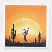 Zuidwestelijke woestijnindianen Kokopelli Servet (Voorkant)