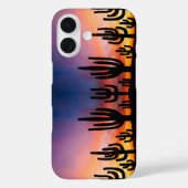 Zuidwestelijke woestijnlandschap Cactus Zonsopgang Case-Mate iPhone Case (Achterkant)
