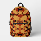 Zuidwestelijke woestijnlandschapskleuren Abstracte Bedrukte Rugzak (Voorkant)