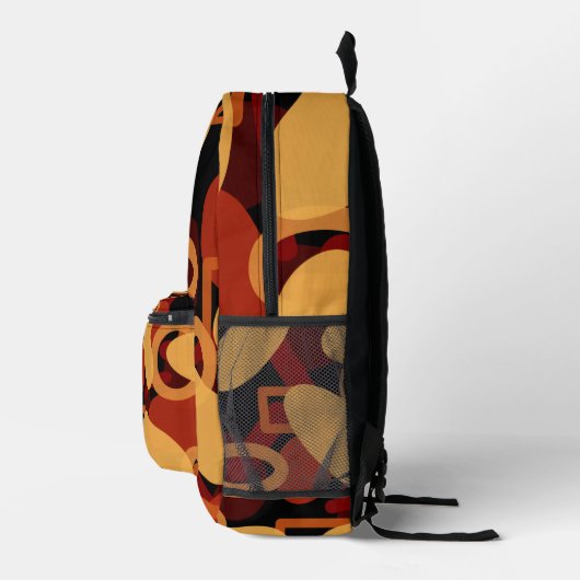 Zuidwestelijke woestijnlandschapskleuren Abstracte Bedrukte Rugzak (Rechts)