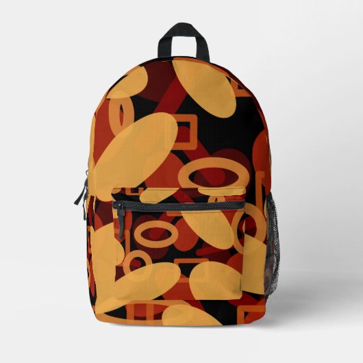 Zuidwestelijke woestijnlandschapskleuren Abstracte Bedrukte Rugzak (Voorkant)