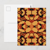 Zuidwestelijke woestijnlandschapskleuren Abstracte Briefkaart (Voorkant / Achterkant)