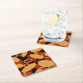 Zuidwestelijke woestijnlandschapskleuren Abstracte Kartonnen Onderzetters (Insitu)