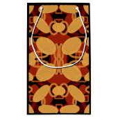 Zuidwestelijke woestijnlandschapskleuren Abstracte Klein Cadeauzakje (Achterkant)