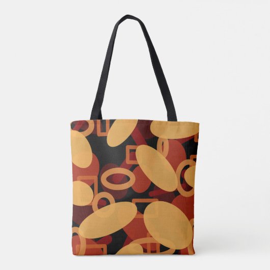 Zuidwestelijke woestijnlandschapskleuren Abstracte Tote Bag (Achterkant)