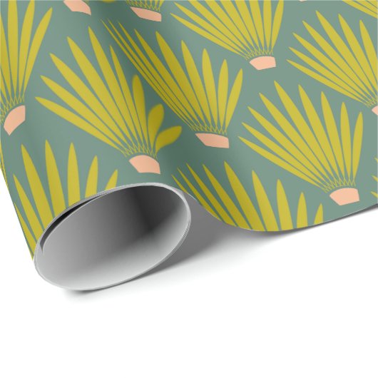 Zuidwestelijke woestijnpalmbladeren Yucca Plant Cadeaupapier (Rol Hoek)