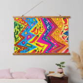 Zuidwestelijke woestijnpatroon hangend wandkleed (Slaapkamer)