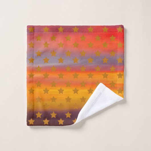 Zuidwestelijke woestijnsterren en strepen Abstract Bad Handdoek (Wasdoekje)