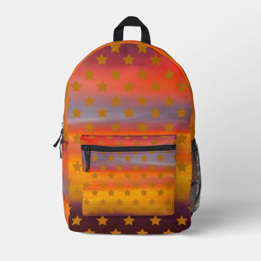 Zuidwestelijke woestijnsterren en strepen Abstract Bedrukte Rugzak (Voorkant)