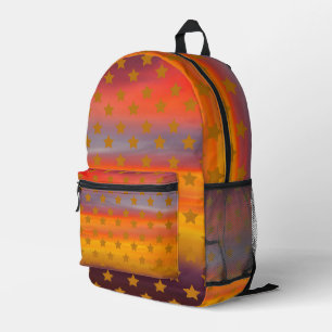 Zuidwestelijke woestijnsterren en strepen Abstract Bedrukte Rugzak