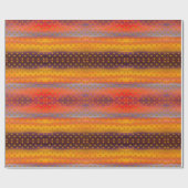 Zuidwestelijke woestijnsterren en strepen Abstract Cadeaupapier (Vlak)