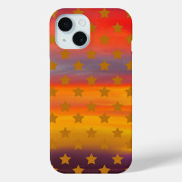 Zuidwestelijke woestijnsterren en strepen Abstract iPhone 15 Case