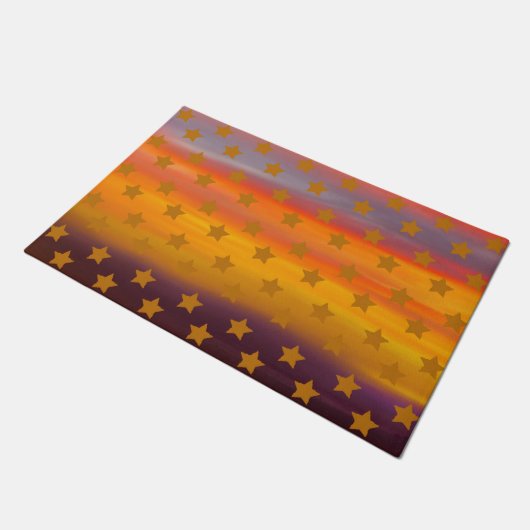 Zuidwestelijke woestijnsterren en strepen Abstract Deurmat (Schuin)