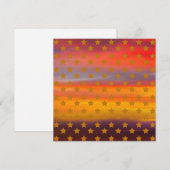 Zuidwestelijke woestijnsterren en strepen Abstract Notitiekaartje (Voorkant / Achterkant)