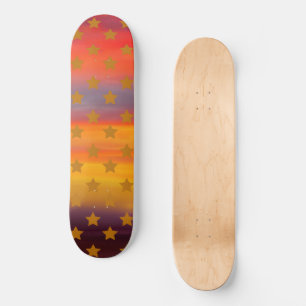 Zuidwestelijke woestijnsterren en strepen Abstract Persoonlijk Skateboard