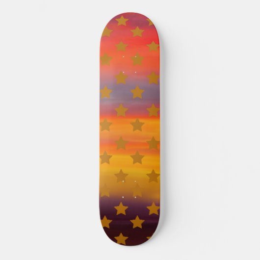 Zuidwestelijke woestijnsterren en strepen Abstract Persoonlijk Skateboard (Voorkant)