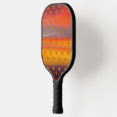 Zuidwestelijke woestijnsterren en strepen Abstract Pickleball Paddle (Links)