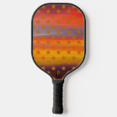 Zuidwestelijke woestijnsterren en strepen Abstract Pickleball Paddle (Achterkant)