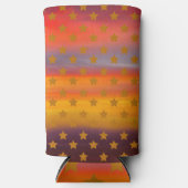 Zuidwestelijke woestijnsterren en strepen Abstract Seltzer Blikjeskoeler (Voorkant)