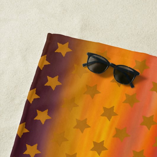 Zuidwestelijke woestijnsterren en strepen Abstract Strandlaken (In situ)