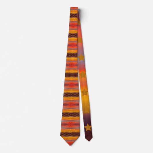 Zuidwestelijke woestijnsterren en strepen Abstract Stropdas (Voorkant)