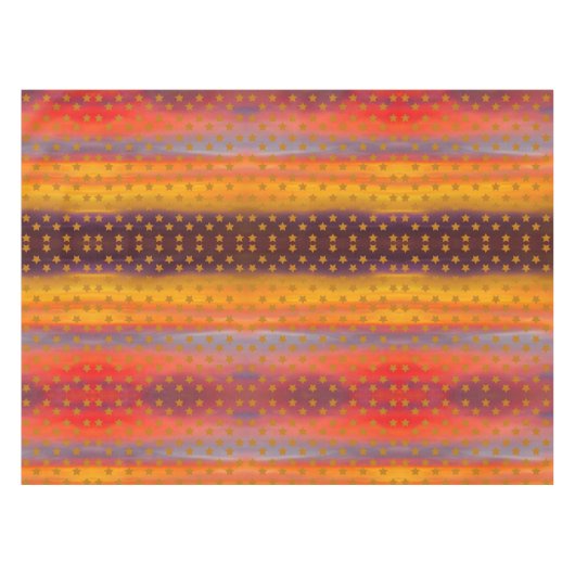 Zuidwestelijke woestijnsterren en strepen Abstract Tafelkleed (Voorkant (Horizontaal))