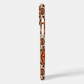 Zuidwestelijke Zon Mandala Batik, Roest & Bruin Case-Mate iPhone Case (Achterkant / Links)