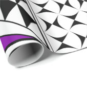 Zuidwestelijke Zonnezonsopgang in Paars Cadeaupapier (Rol Hoek)