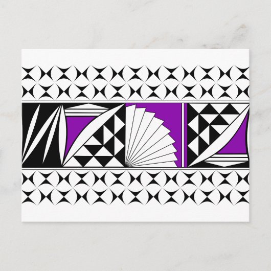 Zuidwestelijke Zonnezonsopgang in Paars Feestdagenkaart (Voorkant)