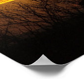 zuidwestelijke zonsondergang poster (Hoek)