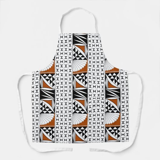 Zuidwestelijke zonsopgang in Rust Schort (Voorkant)