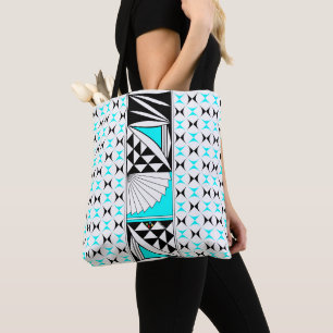 Zuidwestelijke zonsopgang in Tuquoise Tote Bag