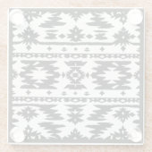 zuidwestelijke zwaai glazen onderzetter (Achterkant)