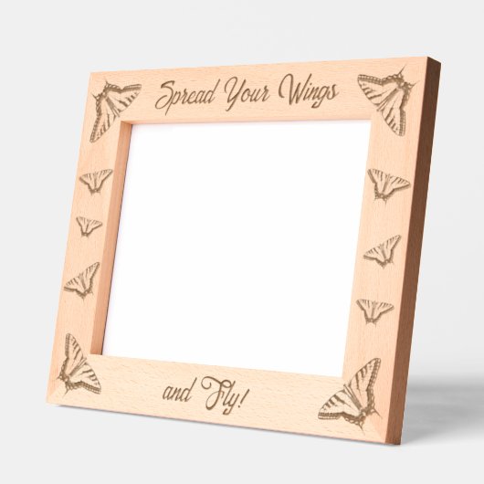 Zuidwestelijke zwaluwstaart vlinder gepersonalisee gegraveerde lijstjes (Links)