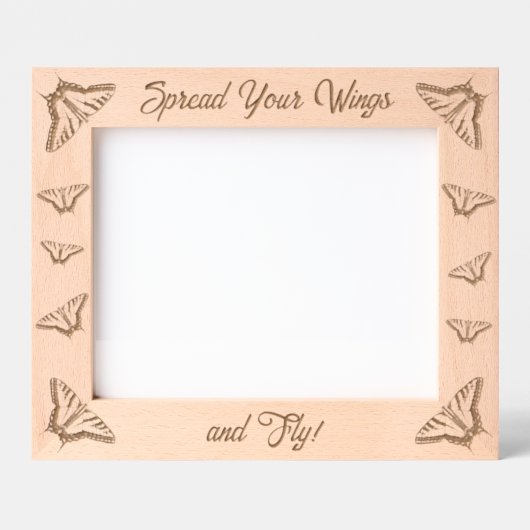 Zuidwestelijke zwaluwstaart vlinder gepersonalisee gegraveerde lijstjes (Voorkant)