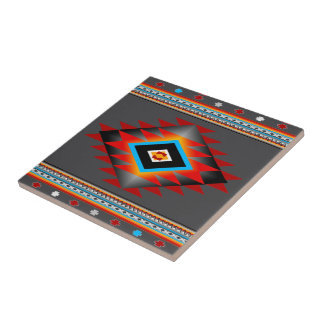 Zuidwesten 1, veranderlijke kleur tegeltje