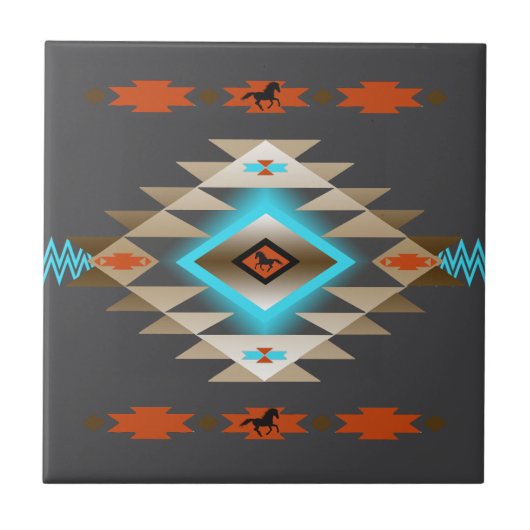 Zuidwesten 3, veranderlijke kleur tegeltje (Voorkant)