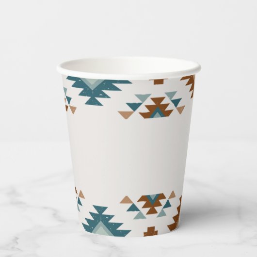 Zuidwesten Baby shower papier bekers (Achterkant)