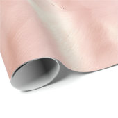 Zuidwesten Blush Roze Cowgirl Koeienhuid Cadeaupapier (Rol Hoek)