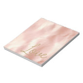 Zuidwesten Blush Roze Cowgirl Koeienhuid Glitter L Notitieblok (Linkerzijde)