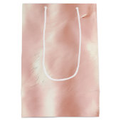 Zuidwesten Blush Roze Cowgirl Koeienhuid Medium Cadeauzakje (Achterkant)