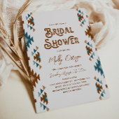 Zuidwesten bruids douche uitnodiging | WESTERN
