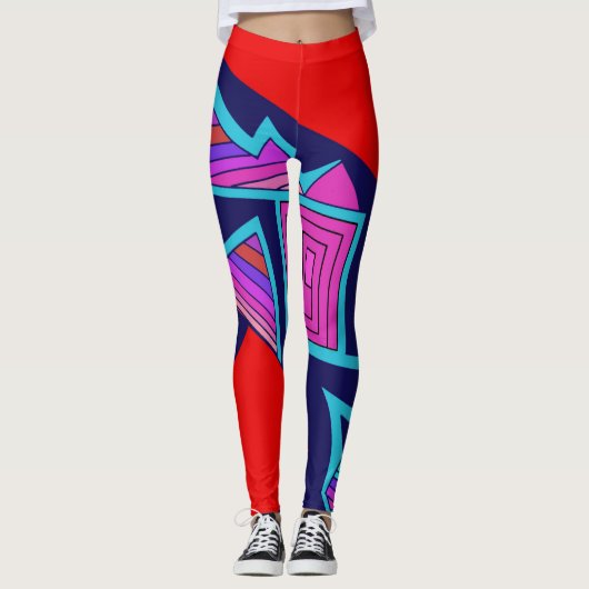 Zuidwesten Cat Aerobe Leggings (Voorkant)