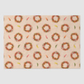 Zuidwesten Chili Ristra krans Kerstvakantie Tissuepapier (Voorkant)