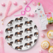 Zuidwesten Cowboy Cowgirl Paarden Papieren Bordje (Feest)