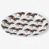 Zuidwesten Cowboy Cowgirl Paarden Papieren Bordje (Gekanteld)