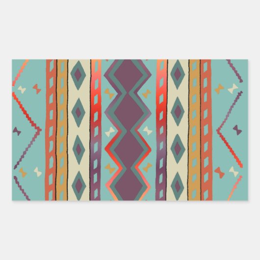Zuidwesten Indische Deken Design Sticker (Voorkant)