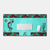 Zuidwesten Kokopelli en Cactus Desk Mat (Keyboard & Muis)