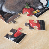 Zuidwesten Konijn Kwartel Maïs Turquoise Puzzel Ha Legpuzzel (Zijkant)